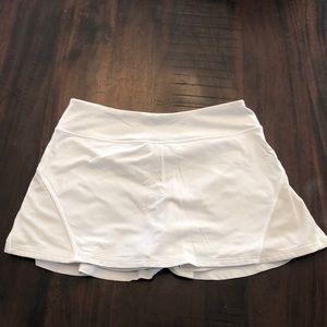 Lululemon white running skort